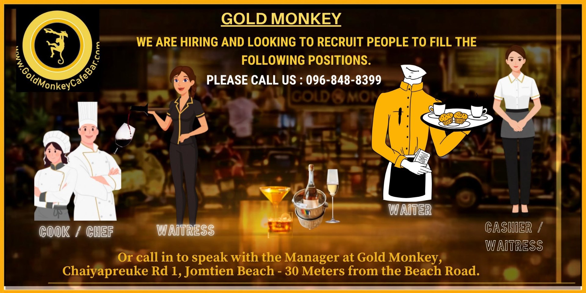 Join the Gold Monkey Team